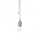 LED Birne Pull-Me zum Aufhängen, für Innenräume, in Weiß, 14 cm