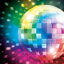 16er Pack Servietten Disco, 70er Jahre, 33 x 33 cm