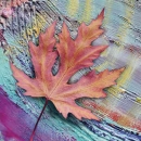 20er Pack Servietten Herbst, Ahornblatt modern, 33 x 33 cm