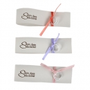 Serviettenring Hochzeit Eheringe mit Satinband in 3 Farben