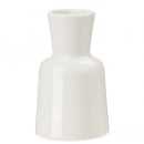 Kleines Keramik Tisch Väschen, Design II in Weiß glasiert, 93 mm