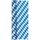 9,9 Meter Airlaid Papier Tischdecke für Bierzeltgarnitur, Bayrische Raute, 80 cm