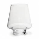 Große Glas Vase, Windlicht, Dekoglas, 22 cm