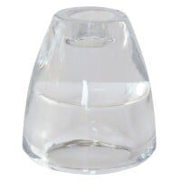 Duni Glas Kerzenhalter 2 in 1 für Spitzkerzen, Leuchter