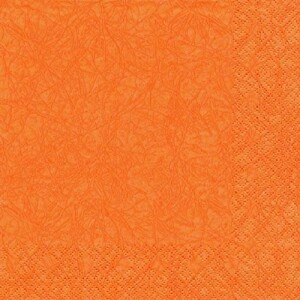 20er Pack Servietten Modern Colors in Orange, 33 x 33 cm.