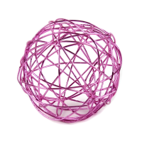 24 Drahtkugeln in Rosa, 40 mm. gallery