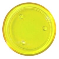 Glas Kerzenteller rund in gelb, 10 cm gallery