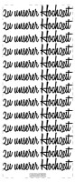 Klebe Konturen Sticker zu unserer Hochze gallery