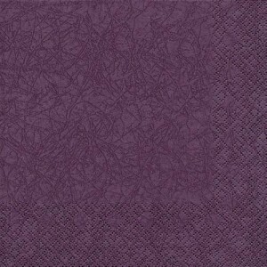 20er Pack Servietten Modern Colors in Lila, 33 x 33 cm.