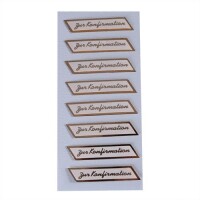 3D Sticker mit Schriftzug: Zur Konfirmat gallery