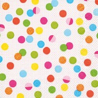 20er Pack Servietten Party Bunte Punkte  gallery