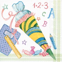 20er Pack Servietten Einschulung, Schult gallery