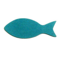 Ein Holz Fisch in Türkis al gallery 3_2nd