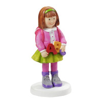 Tortenfigur Schulm&auml;dchen mit Schulranzen zur...