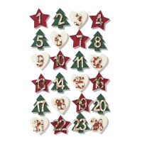 24 Klebezahlen zum Adventskalender Baste gallery