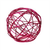 24 Drahtkugeln in Fuchsia, 40 mm. gallery