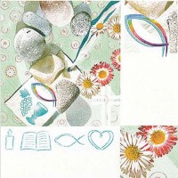 20er Pack Servietten Kommunion, Konfirma gallery