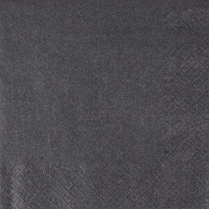 20er Pack Servietten in Schwarz mit Glanzeffekt, 33 x 33 cm.