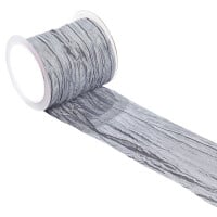 15 Meter Tischband Fripe in Silber, 10 c gallery