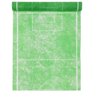 5 Meter Vlies Tischläufer Fußballfeld, 30 cm...