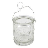 Teelichtglas Lilie mit Henkel in Klar, 7 gallery