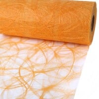 25 Meter Sizoweb&reg; Tischband in Orange.