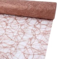 25 Meter Sizoweb&reg; Tischband in Bronze.