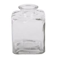 Glas Väschen eckig, 10 cm. gallery