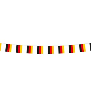 2,7 Meter Fahnenkette Fußball Deutschland Flagge.