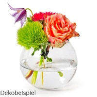Glas Vase Kugel, Größe S, 11,5 cm. 4