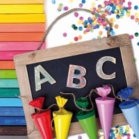 20er Pack Servietten Einschulung ABC, 33 gallery