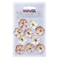 10 Florella Bl&uuml;mchen handgemacht aus...