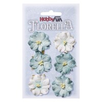 6 Florella Blumen handgemacht aus Maulbe gallery
