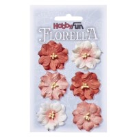 6 Florella Blumen handgemacht aus Maulbe gallery
