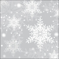 20er Pack Servietten Eiskristalle in Wei gallery