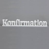 Holz Aufsteller Schriftzug Konfirmation in...