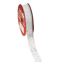 20 Meter Organza Tischband, Fische in We gallery