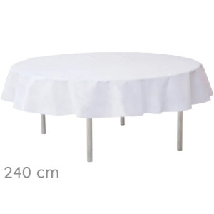 Vlies Tischdecke, rund, strapazierfähig, in...
