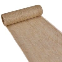 5 Meter Jute Tischl&auml;ufer in Hellbraun-Natur, 30...