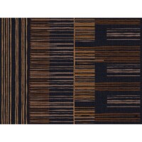 Duni Dunicel Tischsets Brooklyn Black mit afrikanischem Bast