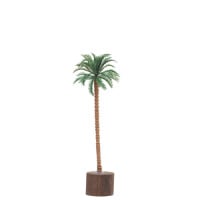 Kleine Deko Palme aus Kunststoff auf Hol gallery