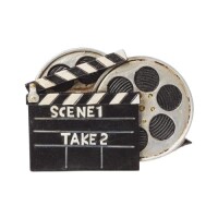 Deko Regieklappe, Filmrollen, Kino, 70 m gallery