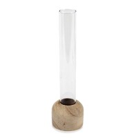 Reagenzglas Väschen im Holzsockel,  gallery