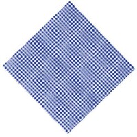 Airlaid Papier Mitteldecke Karo in Blau, gallery