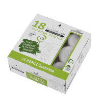 18 Wachsrohlinge, Teelichter f&uuml;r Refill System...