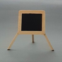 Kleine Schultafel, Einschulung, zum Beschriften, 10 cm.