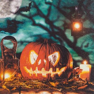 20er Pack Servietten Halloween Grusel Kürbis, 33 x...