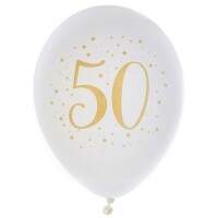8er Pack Luftballons Geburtstag -50- in  gallery
