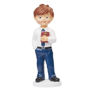 Dekofigur, Tortenfigur Kommunion, Konfirmation Junge,...