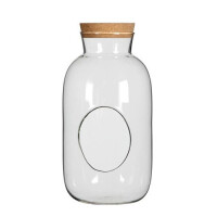 Deko Glasflasche mit Korken, 23 cm gallery